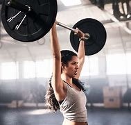 A person lifting weights