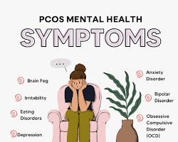 woman feeling stressed about PCOS symptoms